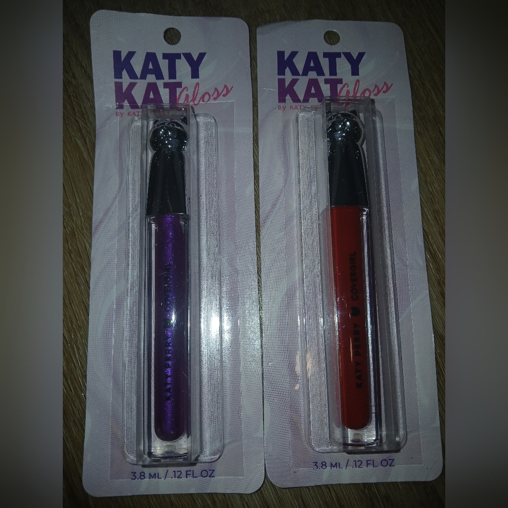 Katy Perry Covergirl Lip Gloss Set - Red and Purple